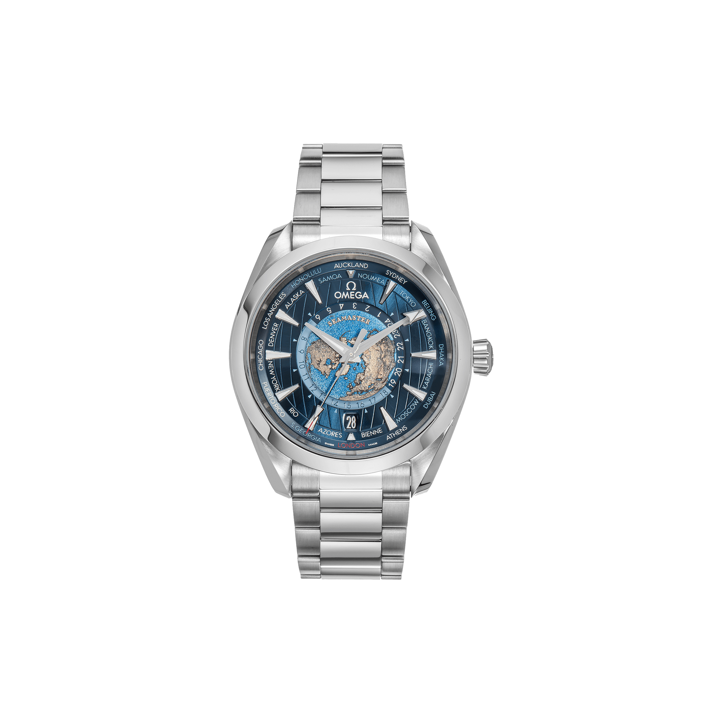Om**a seamaster aqua terra automatic blue dial watch 220.10.43.22.03.001